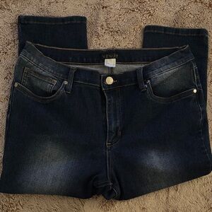 VENUS Women's Classic Dark Blue Capris